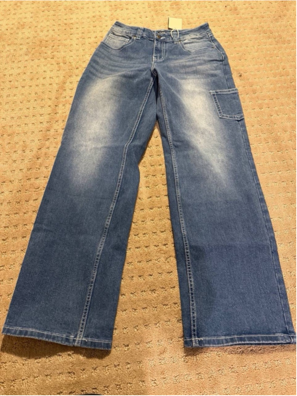 Flamingals Straight Leg Baggy Women’s Boyfriend Jeans S